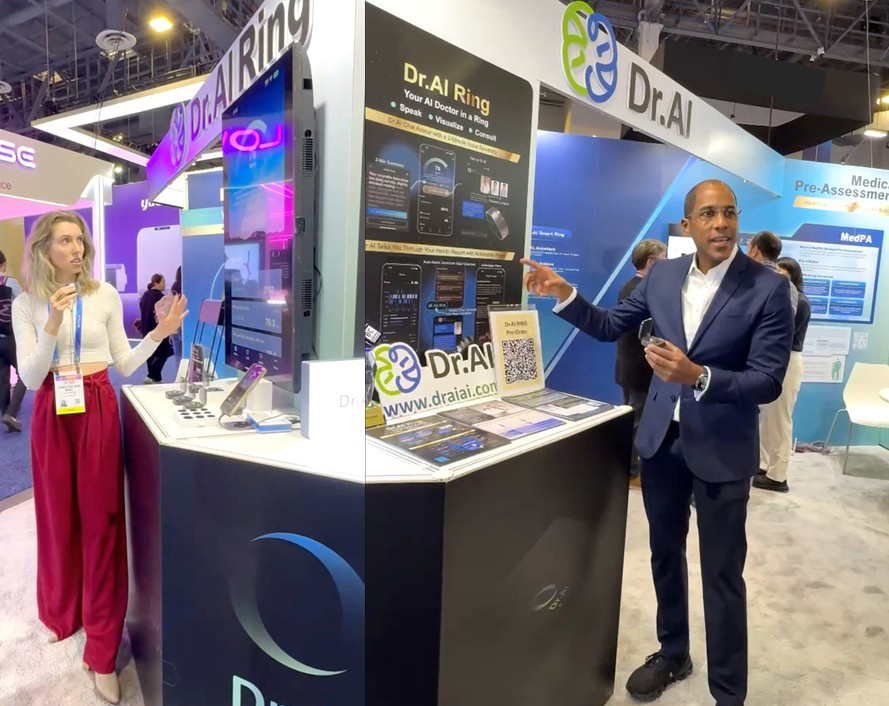 Dr.AI Ring 醫智環進軍美國市場! 席捲CES 2026全場目光