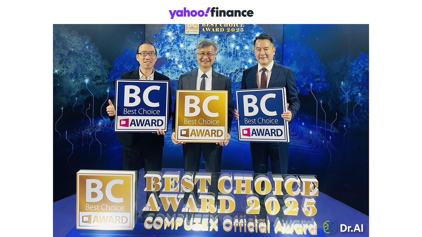 《Yahoo!》Dr.AI Empowers Smart Hospitals with Pre-Consults and Real-Time Transcriptions, Winning the COMPUTEX Digital Healthcare Award